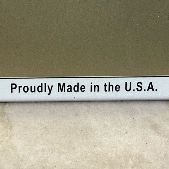 Tin Cat On Duty Warning Sign - Red and White - Picture 4 of 5